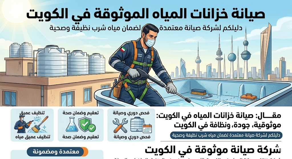 شركة صيانة توانك مياه موثوقة بالكويت