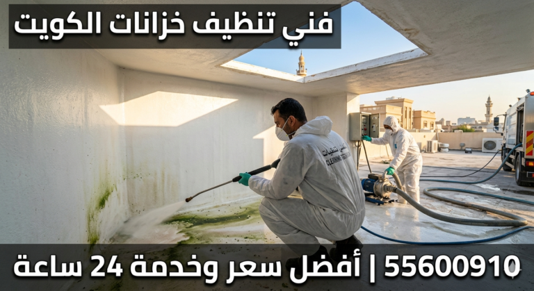 فني تنظيف خزانات الكويت 55600910 | أفضل سعر وخدمة 24 ساعة