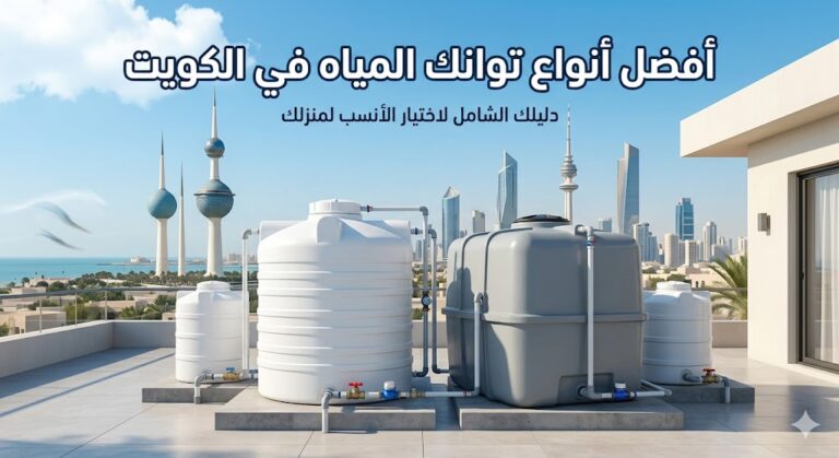 أفضل أنواع توانك المياه في الكويت