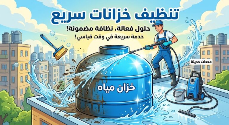 تنظيف خزانات سريع