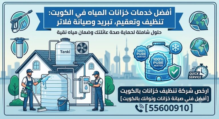ارخص شركة تنظيف خزانات بالكويت