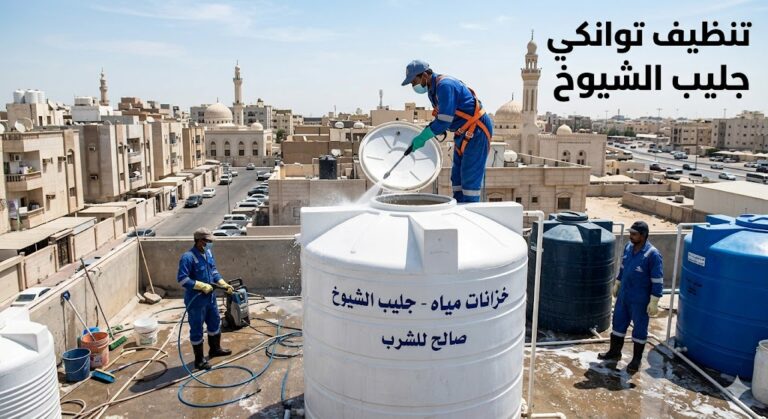 تنظيف توانكي جليب الشيوخ