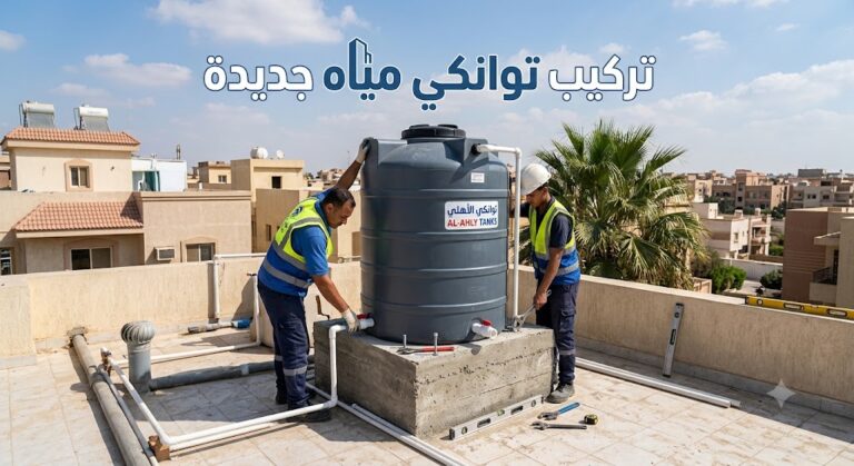 تركيب توانكي مياه جديدة