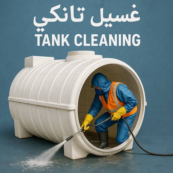 غسيل تانكي الماء بعد الصيانة